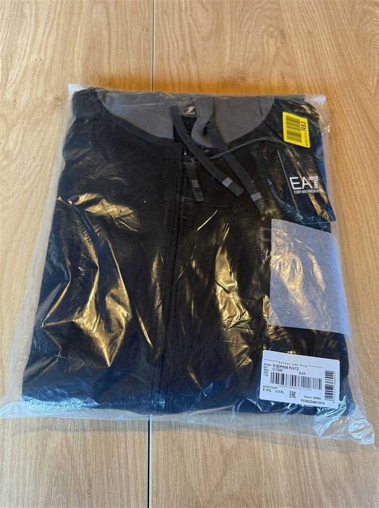 Emporio armani trui sweatshirt zwart maat XXL - ea7, Verzenden, Nieuw, Overige maten, Zwart