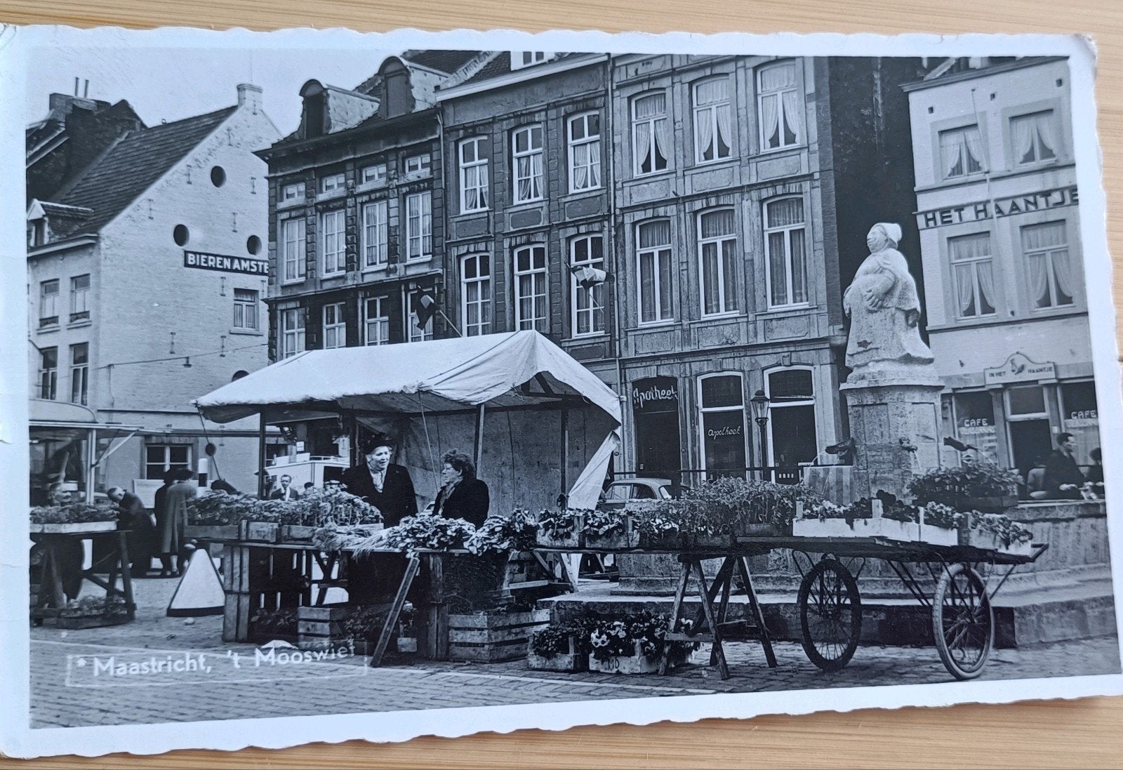 Maastricht. t Mooswief 1960. Markt, Verzenden, 1940 tot 1960, Gelopen, Limburg