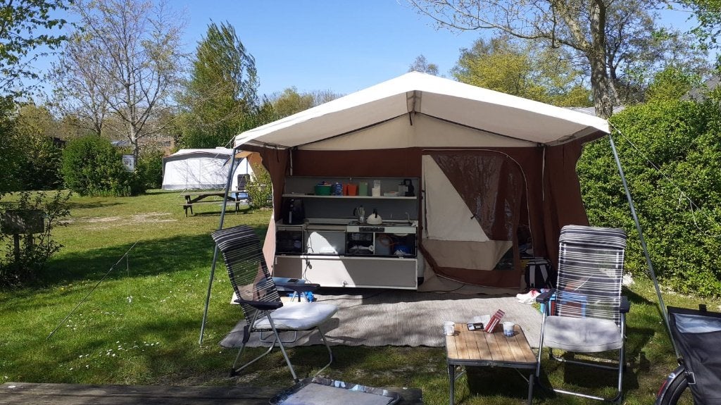 te koop Combicamp Venezia vouwwagen, Ophalen, Combi-Camp, Meerkleurig, Aanwezig