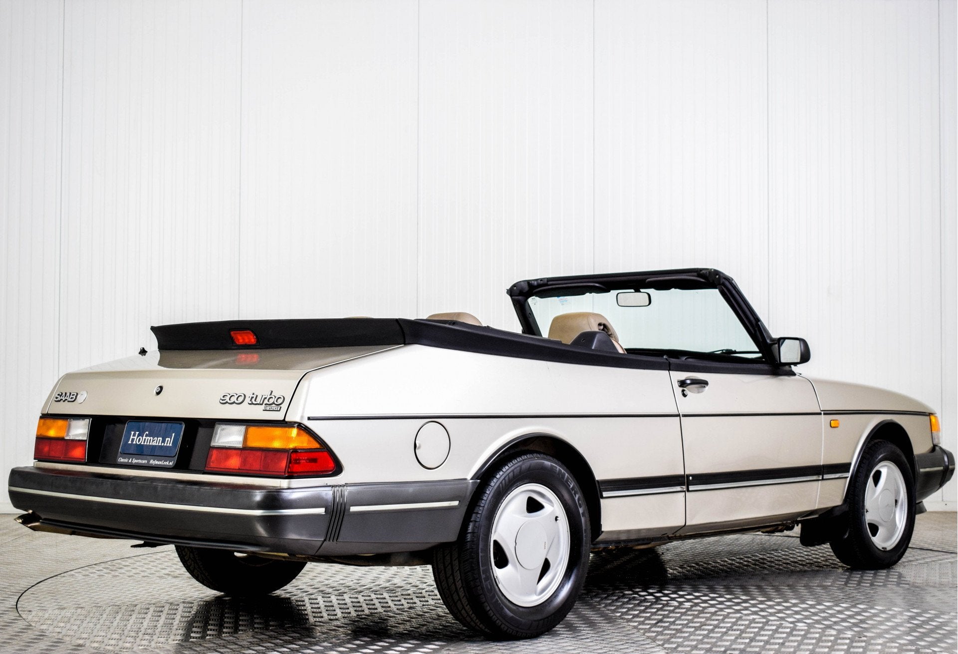 Saab 900 Turbo Cabriolet (bj 1993), Auto's, Saab, Gebruikt, Cabriolet, Leder, Handgeschakeld
