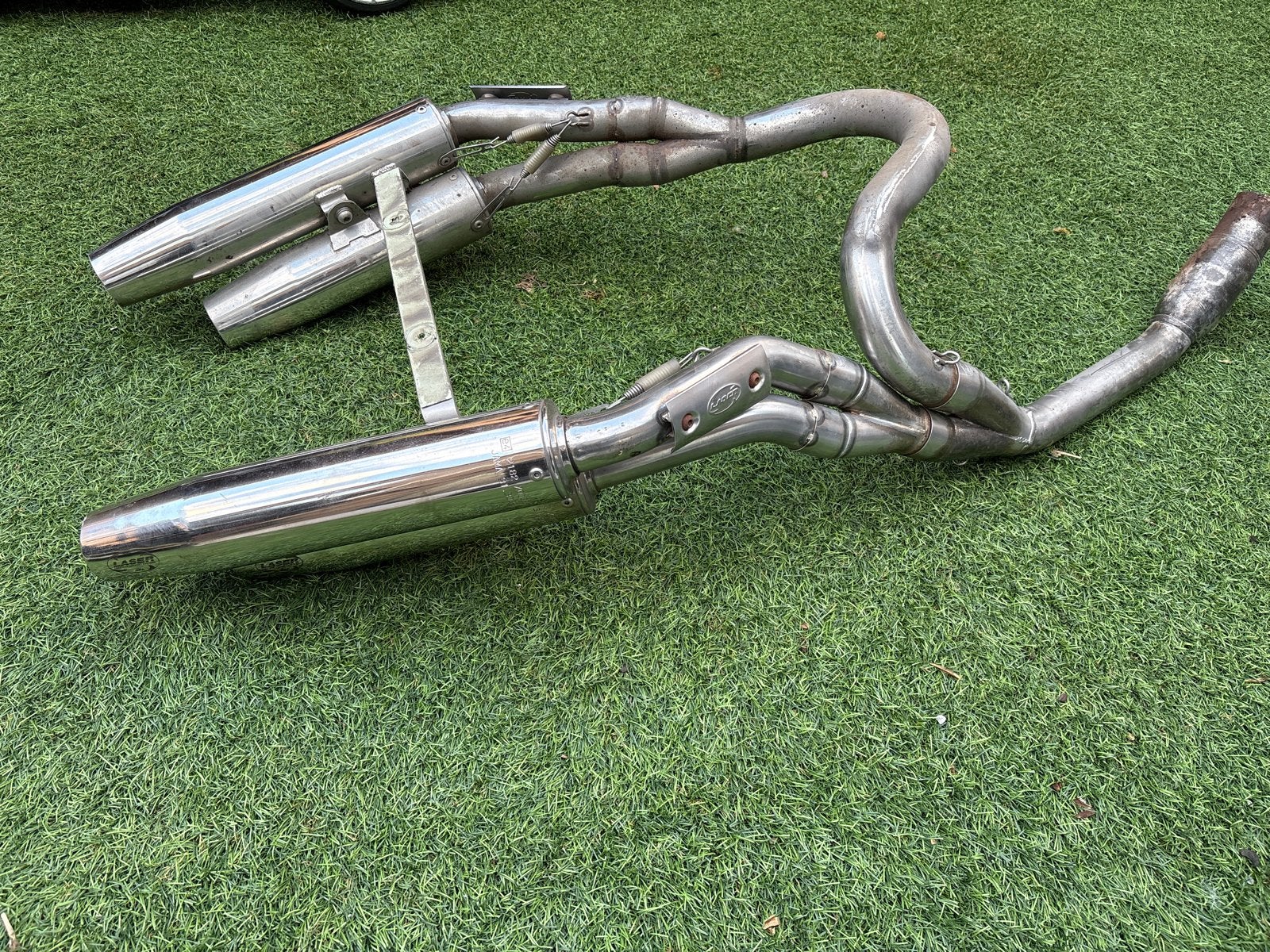 Laser uitlaat Kawasaki Z750 2004 - Gebruikt, Ophalen, Gebruikt