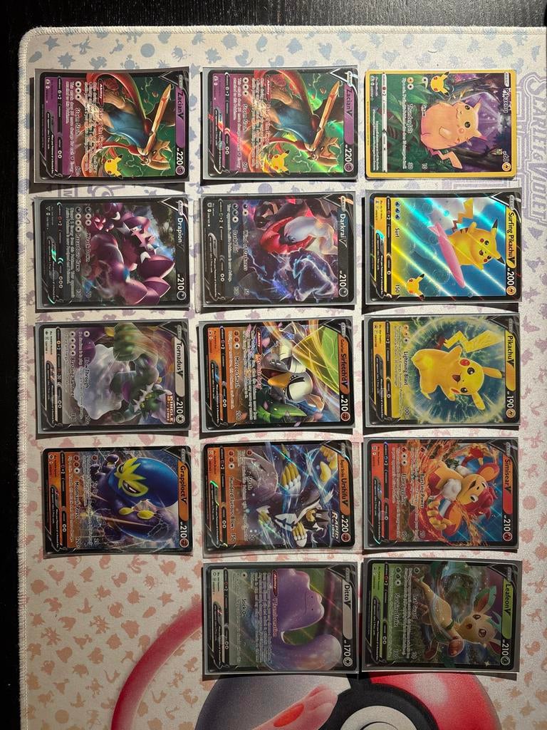Pokémon Kaarten Collectie (te ruilen voor lego ninjago), Ophalen of Verzenden, Zo goed als nieuw, Meerdere kaarten, Foil