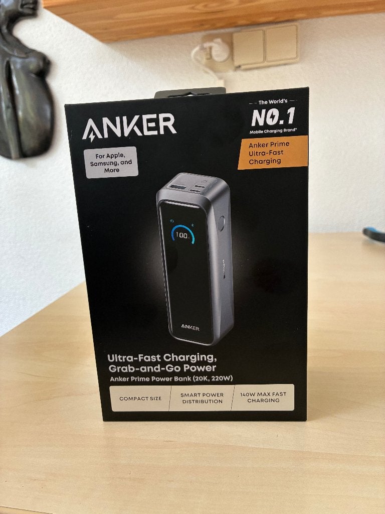 Nieuwe Anker Prime No: 1 Power Bank 20K 220W nu € 95, Telecommunicatie, Ophalen of Verzenden, Nieuw