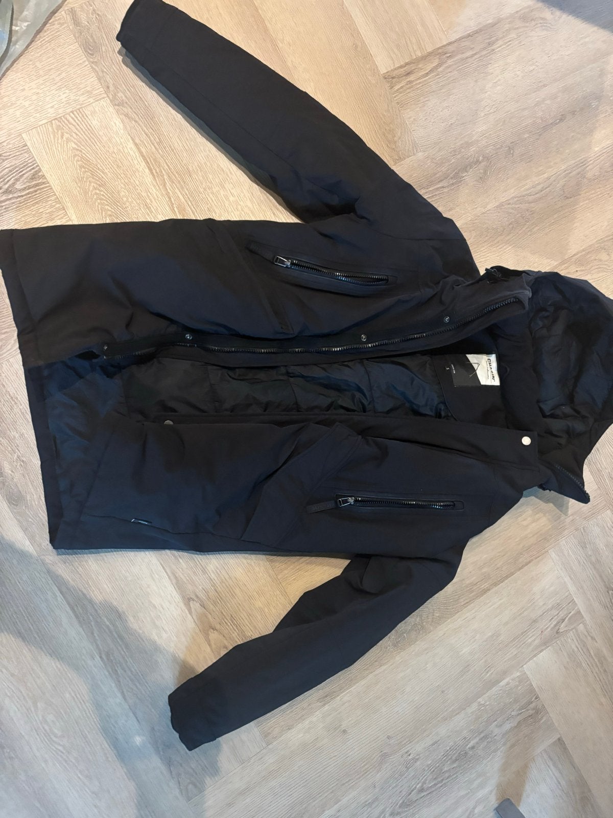 Chasin' winterjas heren - Zwart - Maat S, Kleding | Heren, Jassen | Winter, Ophalen of Verzenden, Zo goed als nieuw, Maat 46 (S) of kleiner