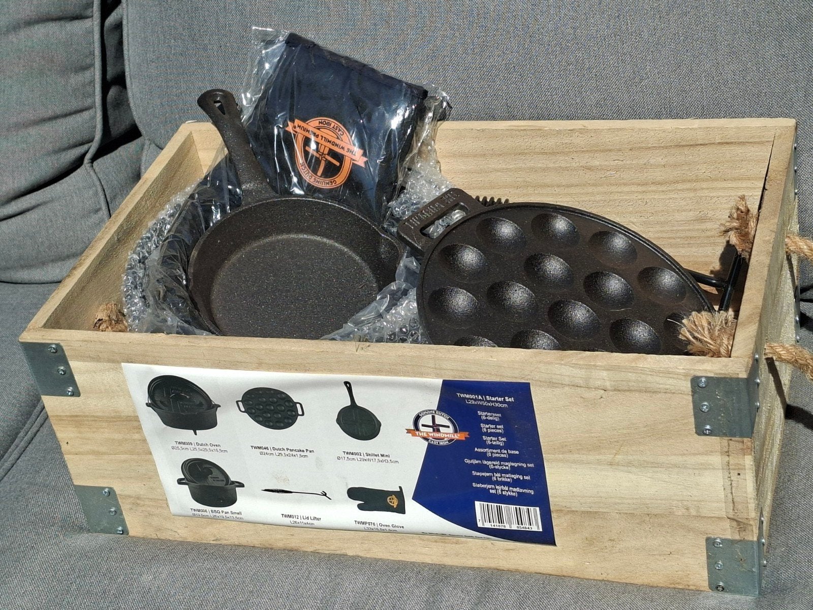 The Windmill Cast Iron Starter Set, Ophalen, Overige materialen, Bestekset, Overige typen