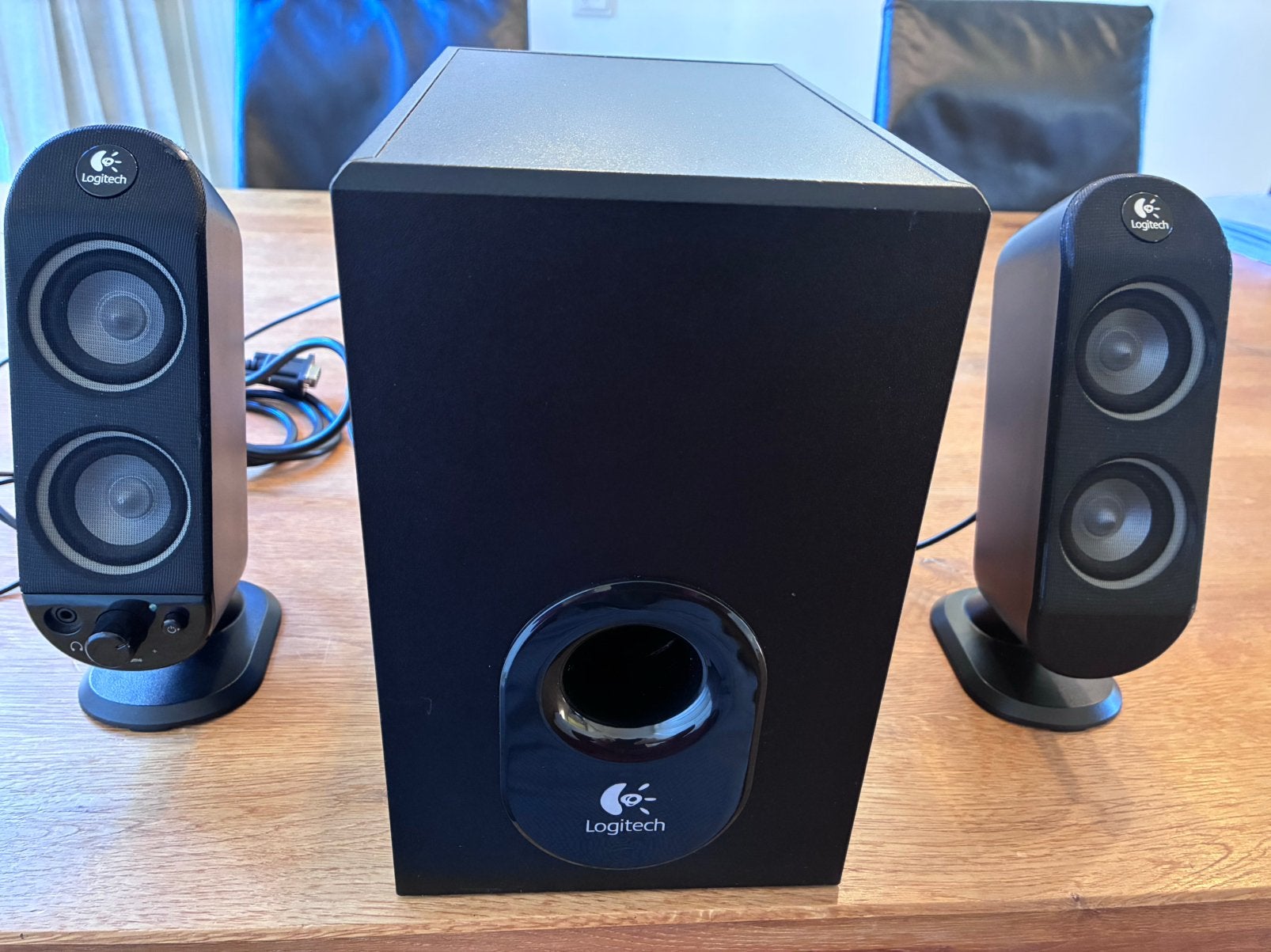 Logitech X-230 2.1 speaker set, Ophalen, Gebruikt, Audiokanaal 2.1