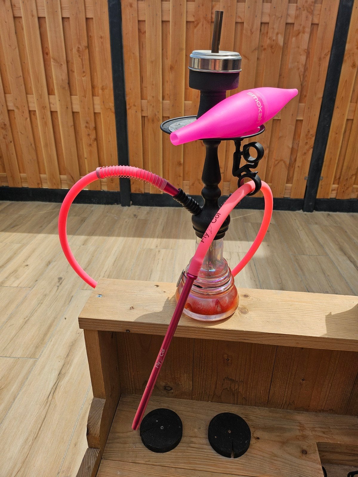 Amy deluxe waterpijp roze, Ophalen of Verzenden, Zo goed als nieuw