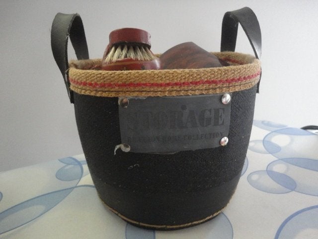 1 stoere BRAXTON OPBERGMAND "STORAGE", mand, Overige materialen, Mand, Rond, Nieuw