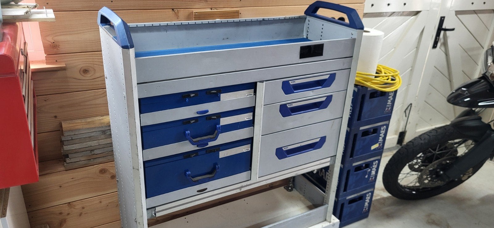 Sortimo Kast met Koffers en Lades, Huis en Inrichting, Ophalen of Verzenden, Gebruikt
