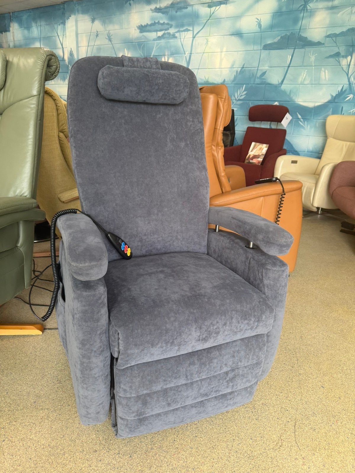 Fitform sta op stoel relax fauteuil draaiplateau staopstoel, Ophalen of Verzenden, Zo goed als nieuw, Stof, Gratis bezorging regio Utrecht met garantie