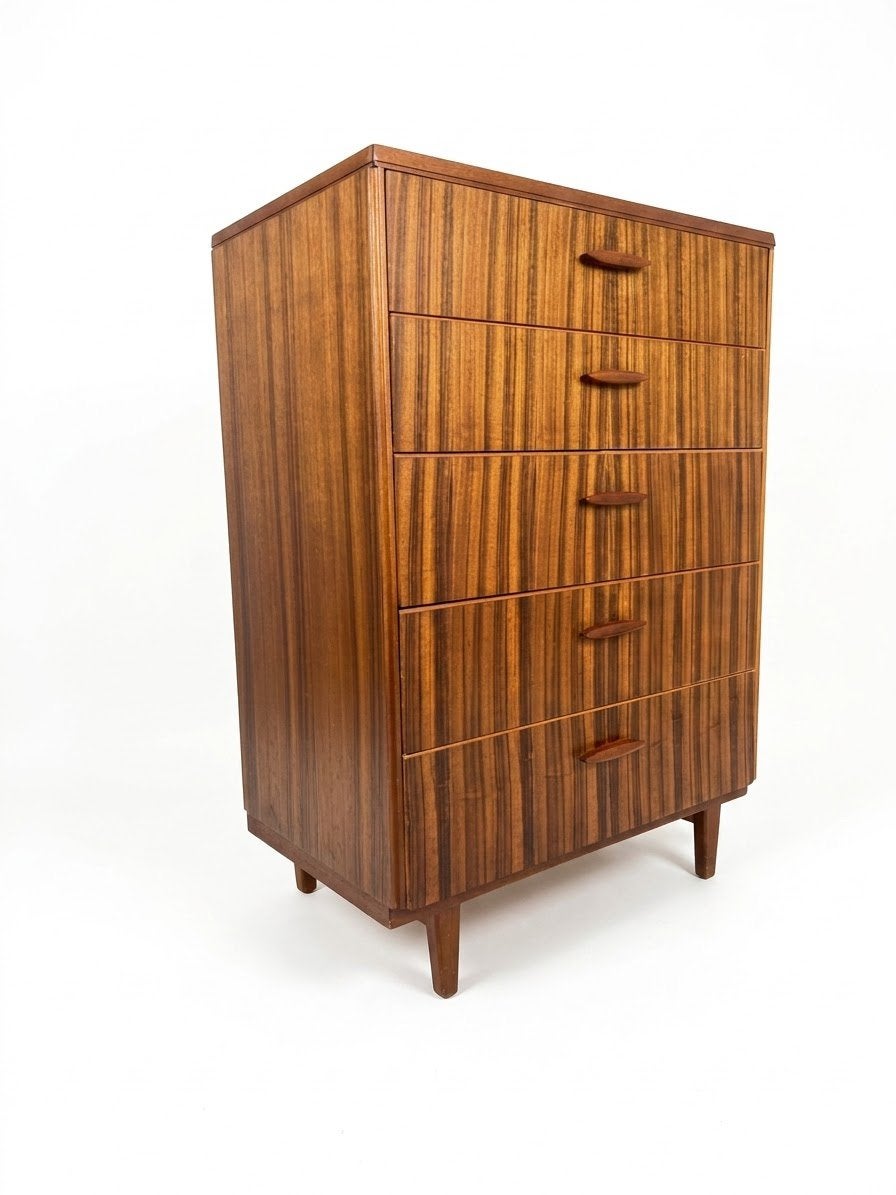 Vintage ladekast | chestdrawer, Gebruikt, 5 laden of meer, ., 100 tot 150 cm