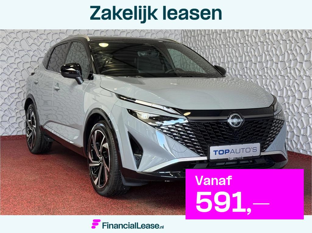Nissan QASHQAI 1.3 MHEV 160PK TEKNA PLUS BOSE 2-TONE 20''LMV, 12 maanden, 4 cilinders, 160 pk, Bedrijf