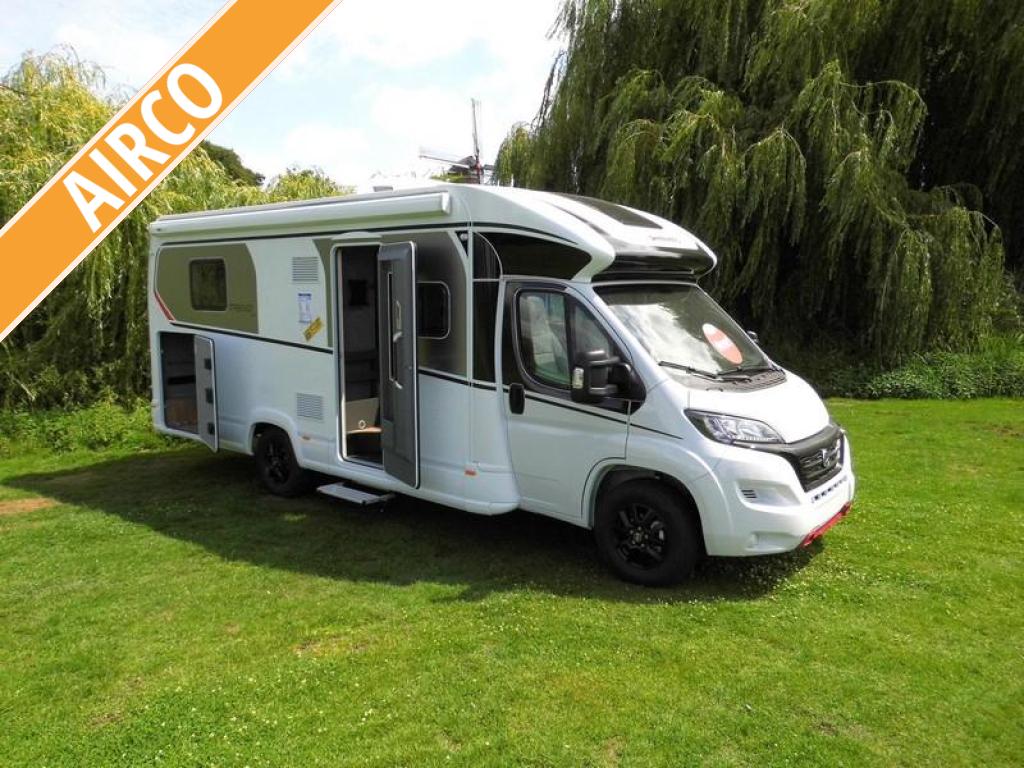Dethleffs Trend T 7057 DBL 180PK GT +ZENEC +CAM +6E, Caravans en Kamperen, Chemisch toilet, Fiat, Dethleffs, Half-integraal