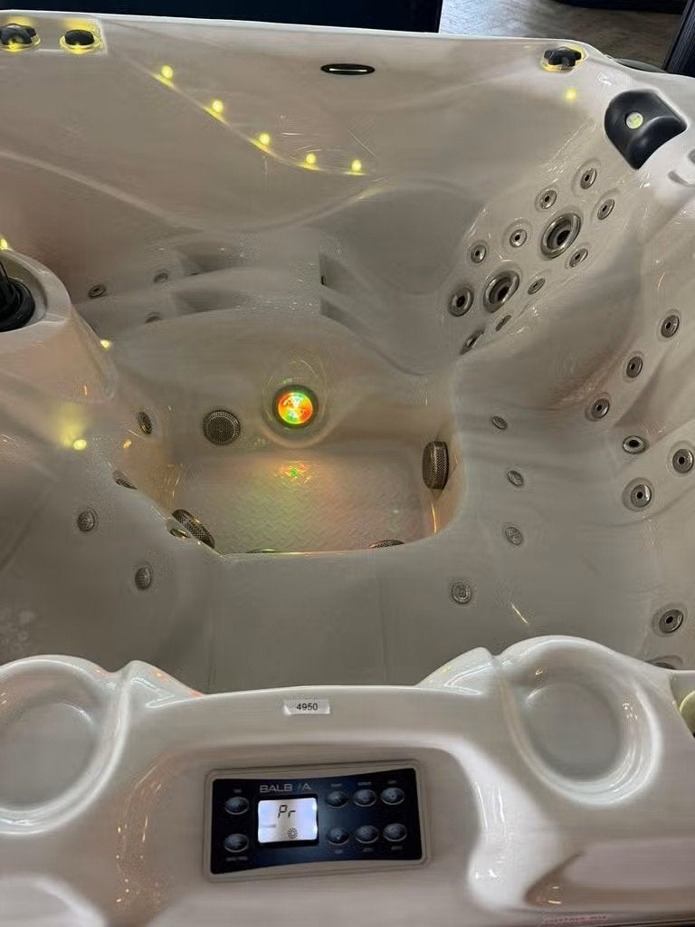 Luxe 5-pers Spa/jacuzzi Comfort, Ontspanning & Kracht, Ophalen, Zo goed als nieuw, Trap, Vast