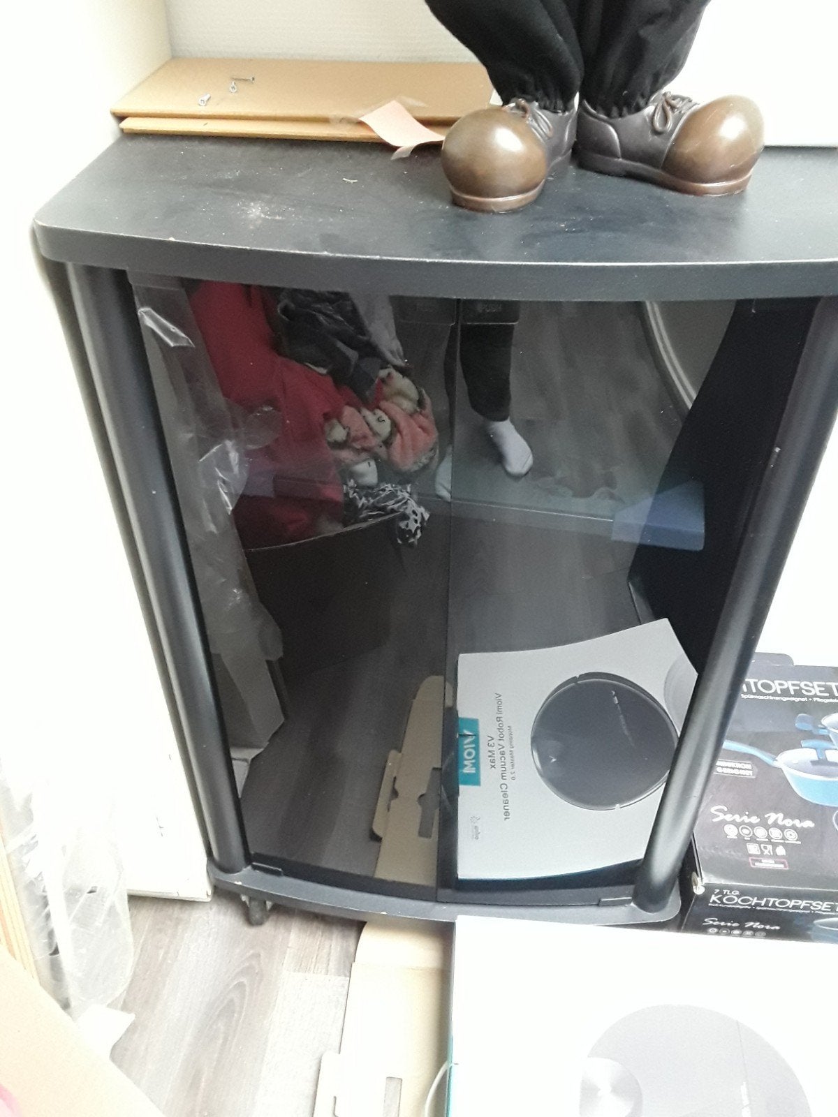 Te koop een perfecte zwarte computerkast met deur., Ophalen