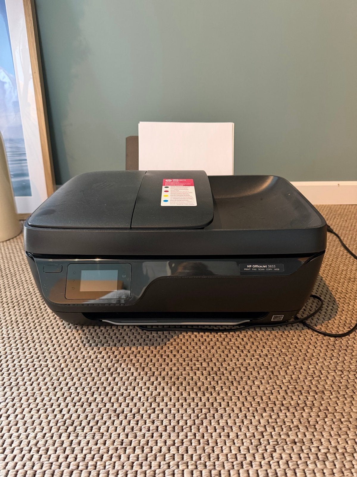 HP OfficeJet 3833 All-in-One Printer, Ophalen, Gebruikt, Faxen, Inkjetprinter