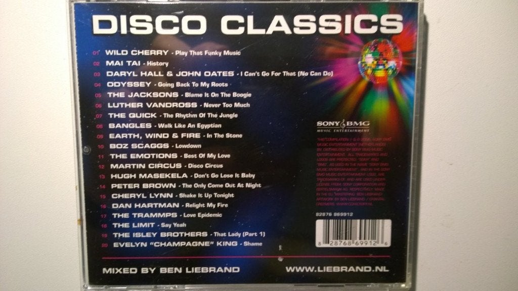 Ben Liebrand - Disco Classics Mixed By Ben Liebrand, Ophalen of Verzenden, Zo goed als nieuw, Dance, Album