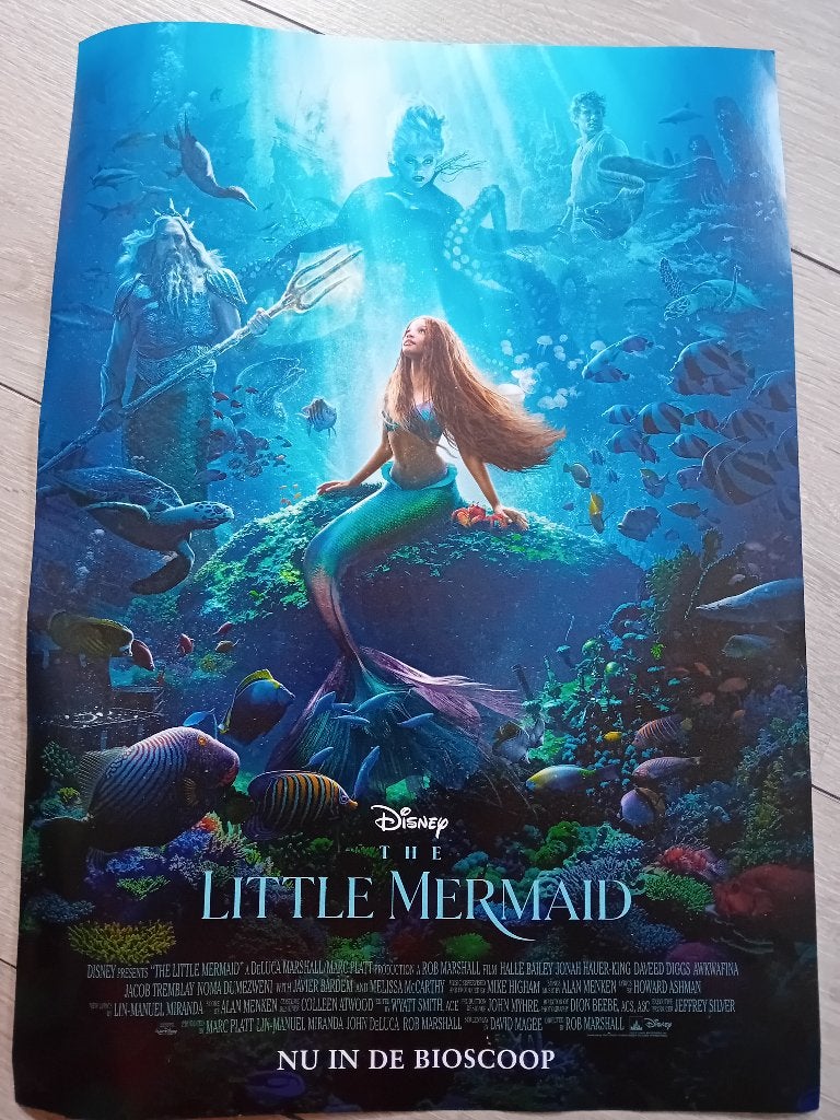 The Little mermaid (filmposter), Rechthoekig Staand, Deurposter of groter, Nieuw, Ophalen of Verzenden