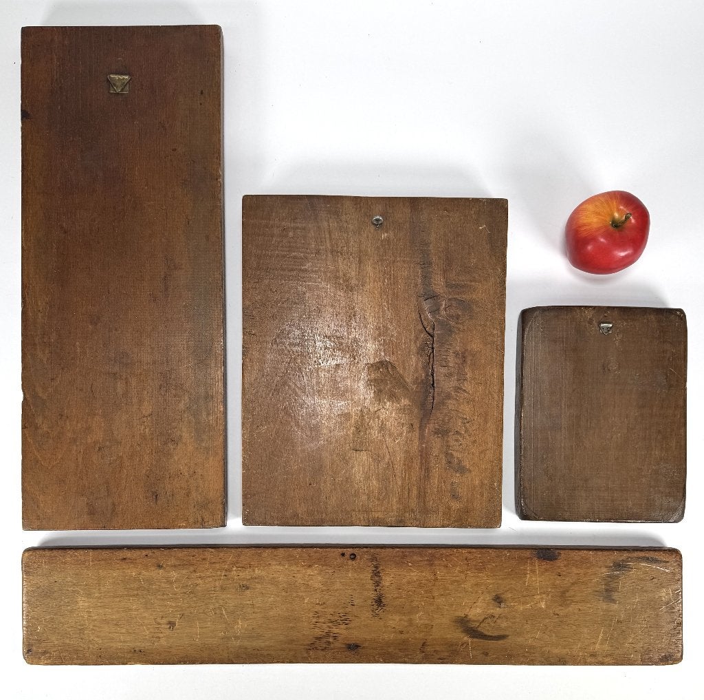 1338. Houten speculaasplanken, Volkskunst - figuren en molen, Ophalen