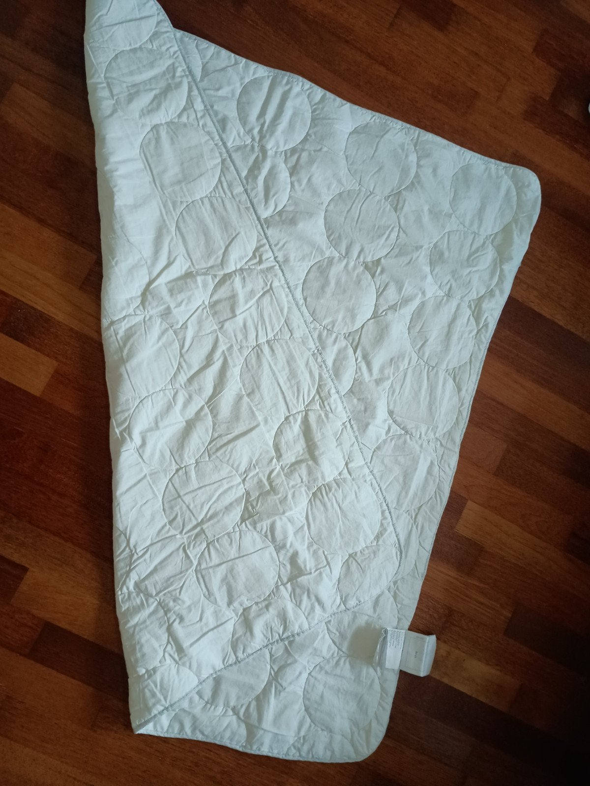 Dun babydekbed inclusief 2x beddengoed, Ikea, 110x125, Ophalen, Zo goed als nieuw