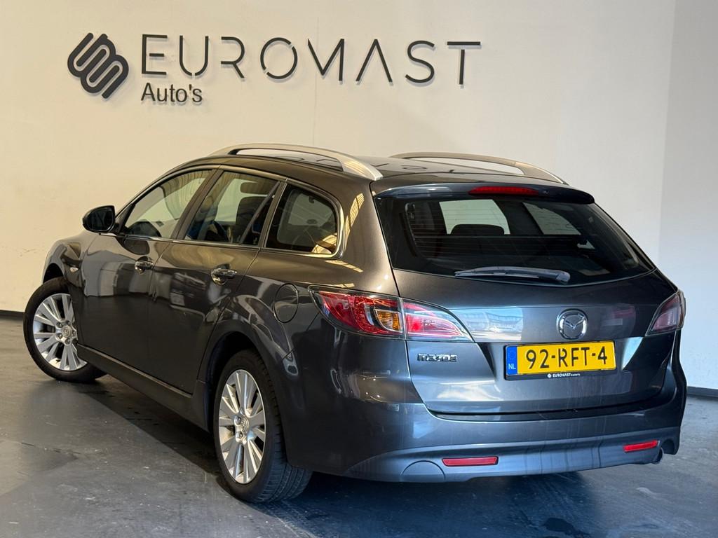 Mazda 6 Sportbreak 1.8 Business Airco Cruise 5d Nieuwe Apk, Voorwielaandrijving, Euro 5, Gebruikt, 4 cilinders