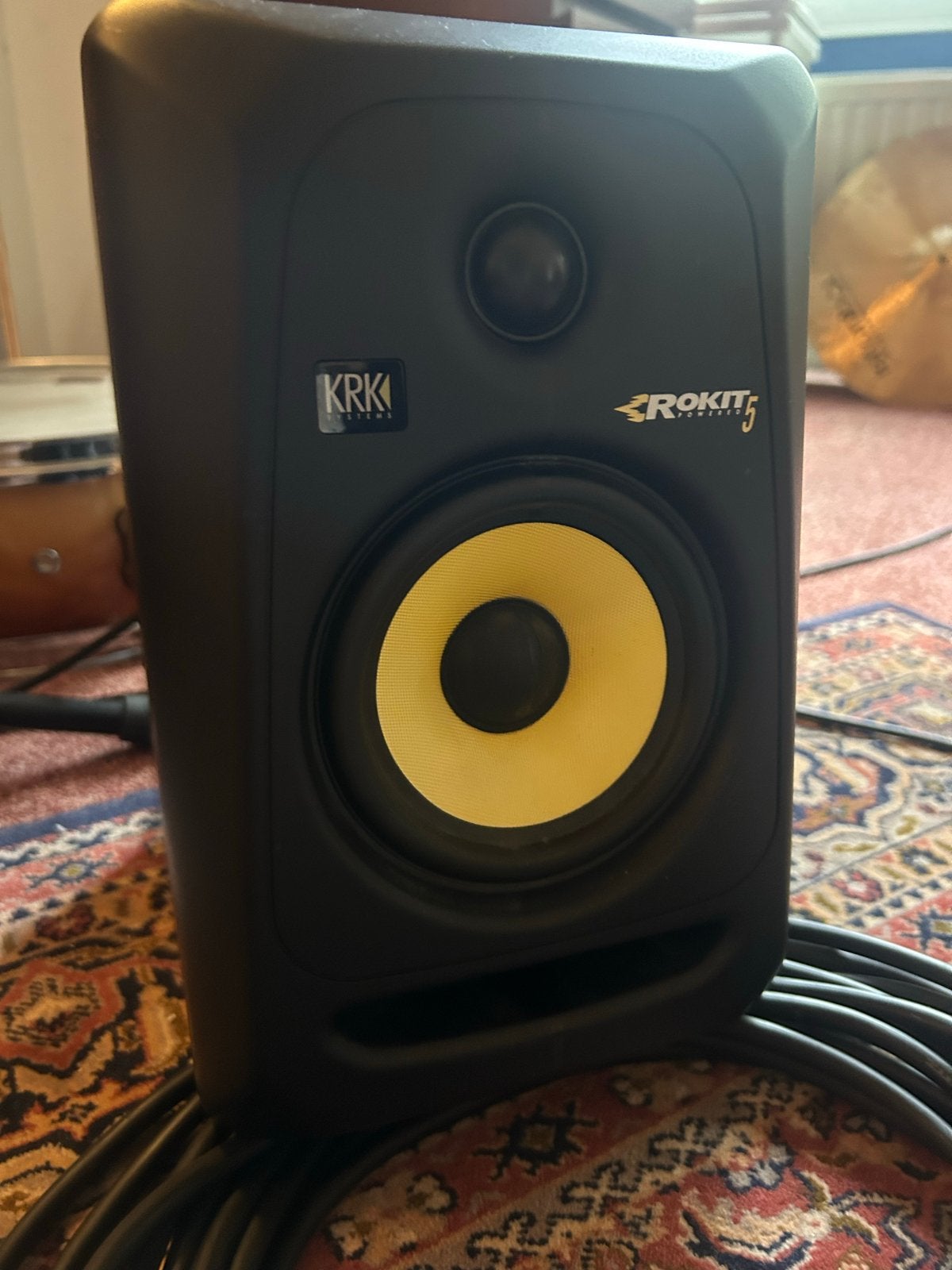 KRK Rokit 5 G3 Studiomonitoren (2 stuks), Ophalen, Studiomonitor, Inclusief kabels, Zo goed als nieuw