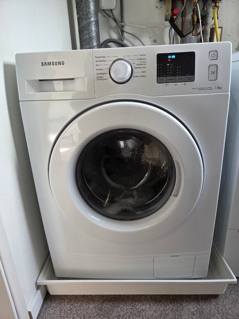 Wasmachine (samsung), Witgoed en Apparatuur, Wasmachines, Ophalen, Gebruikt, Voorlader, Kort programma