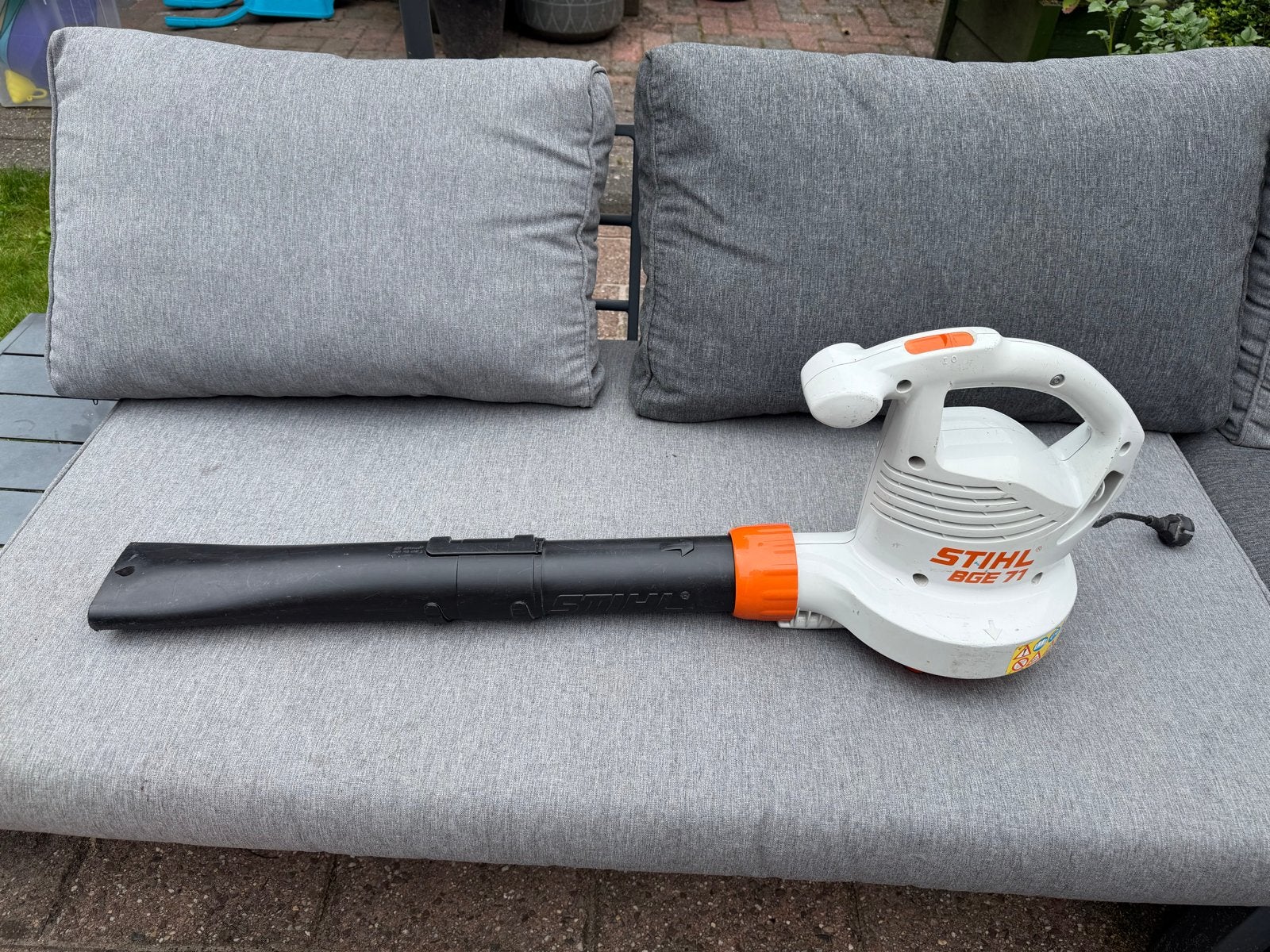 Stihl BGE 71 bladblazer - Gebruikt, werkt goed, Ophalen, Gebruikt, Elektrisch, Handgedragen