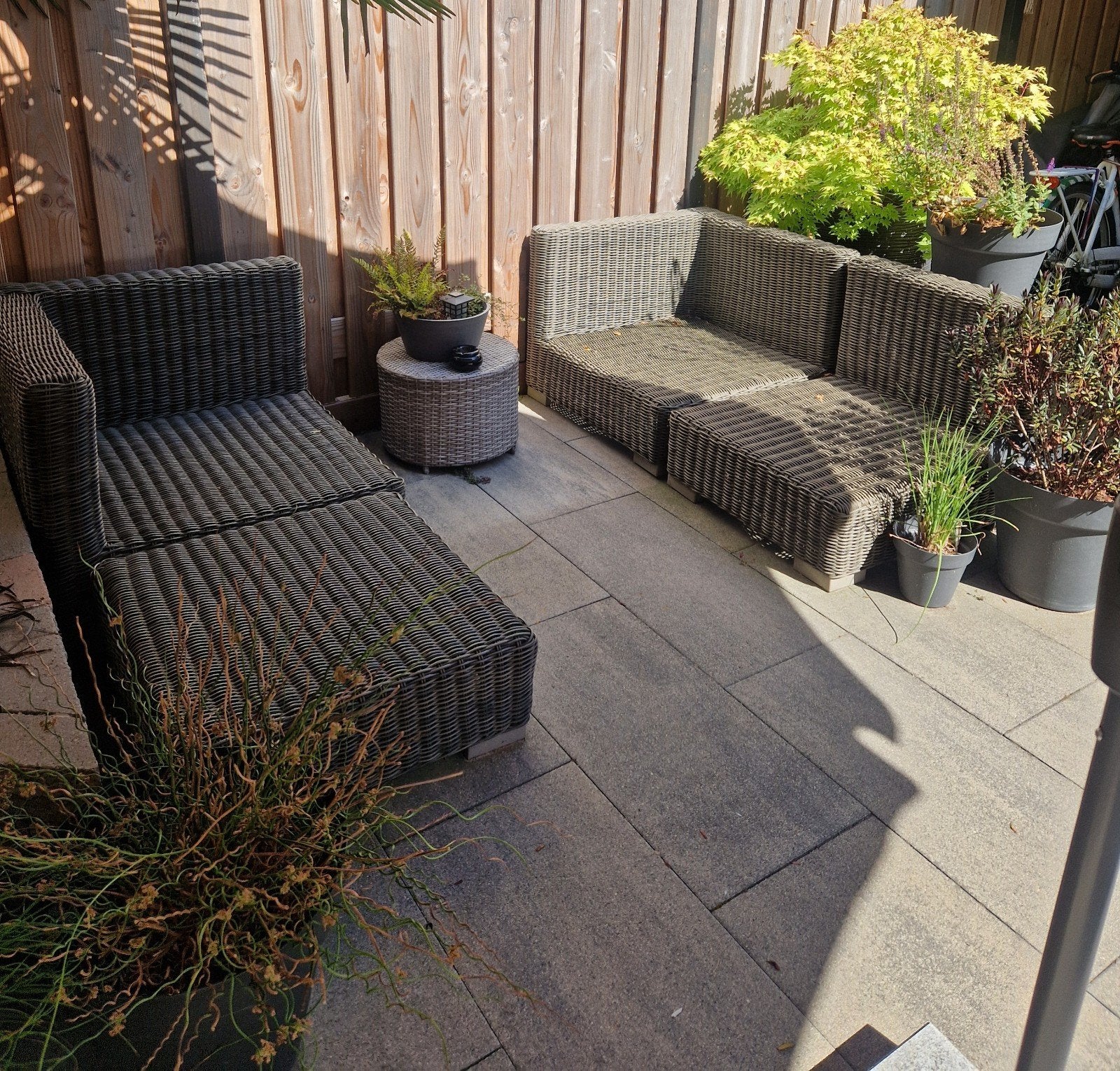 lounge set incl kussens, Tuin en Terras, Ophalen, Zo goed als nieuw