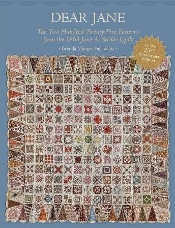 Dear Jane: Patronen van de 1863 Jane A. Stickle Quilt, Ophalen of Verzenden, Zo goed als nieuw, Borduren en Naaien, Brenda Manges Papadakis