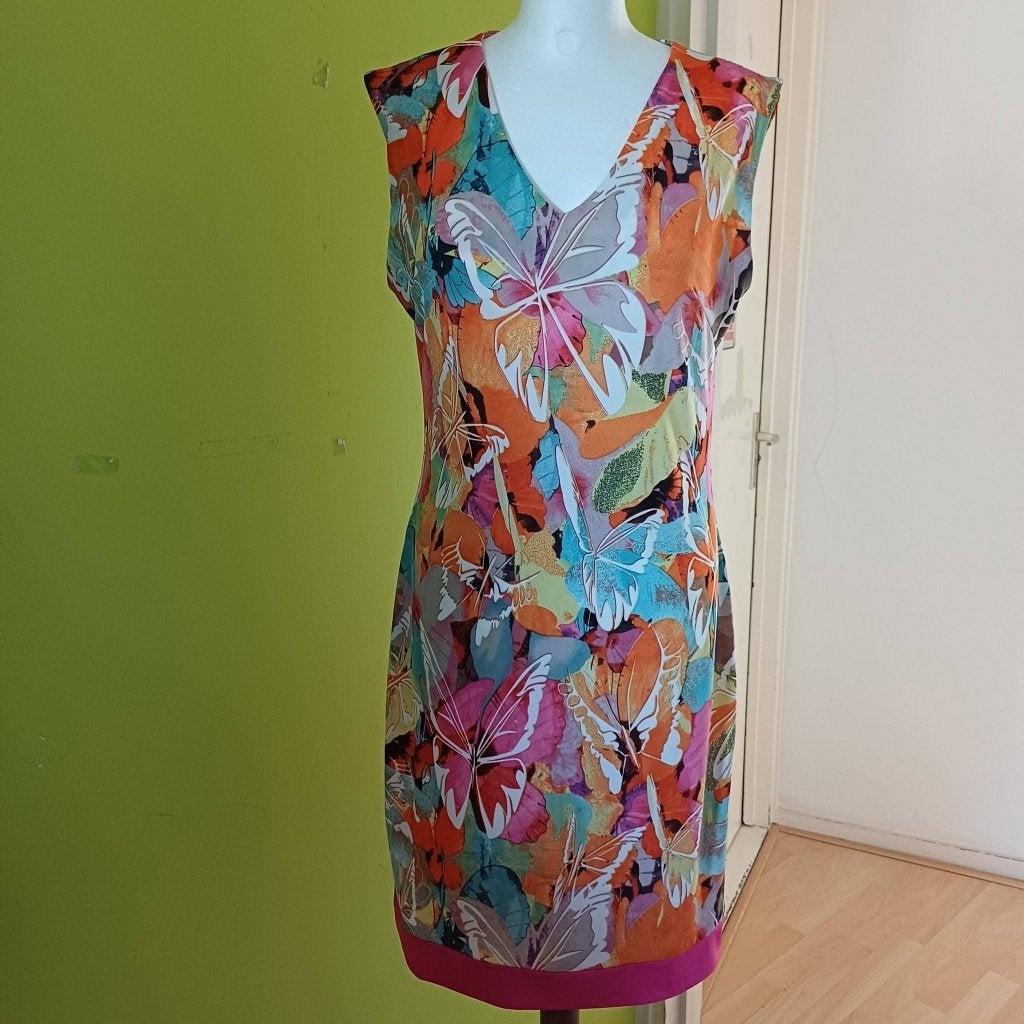Leuke jurk van Sweet Miss maat L, Kleding | Dames, Meerkleurig, Maat 42/44 (L), Ophalen of Verzenden, Zo goed als nieuw