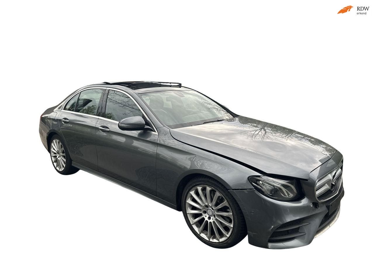 MERCEDES E-KLASSE AMG PANO/LED/19INCH, Auto diversen, Schadeauto's, Automaat, Mercedes-Benz, Sedan, Benzine