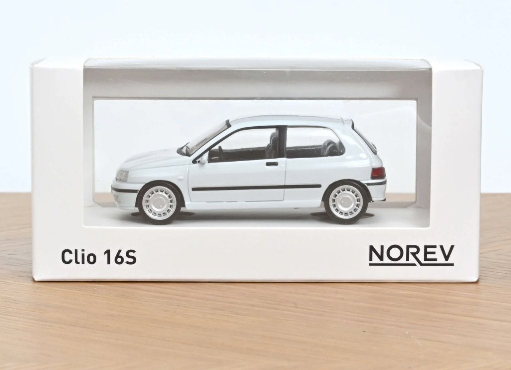 Renault Clio 16S 1991 Wit Jet car schaal 1/43 NOREV R 517524, Verzenden, Nieuw, Auto, Norev