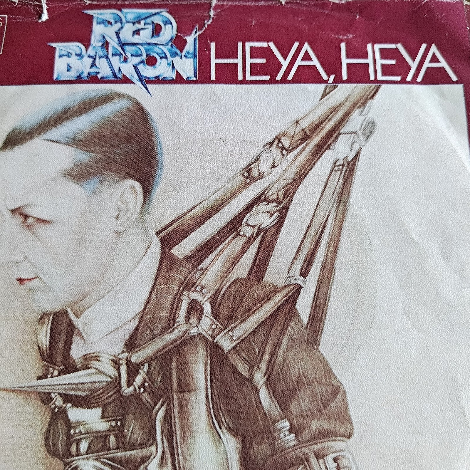 Red Baron - Heya, Heya Vinyl Single (1980s), Ophalen of Verzenden, 1980 - 1989, Gebruikt, 7 inch