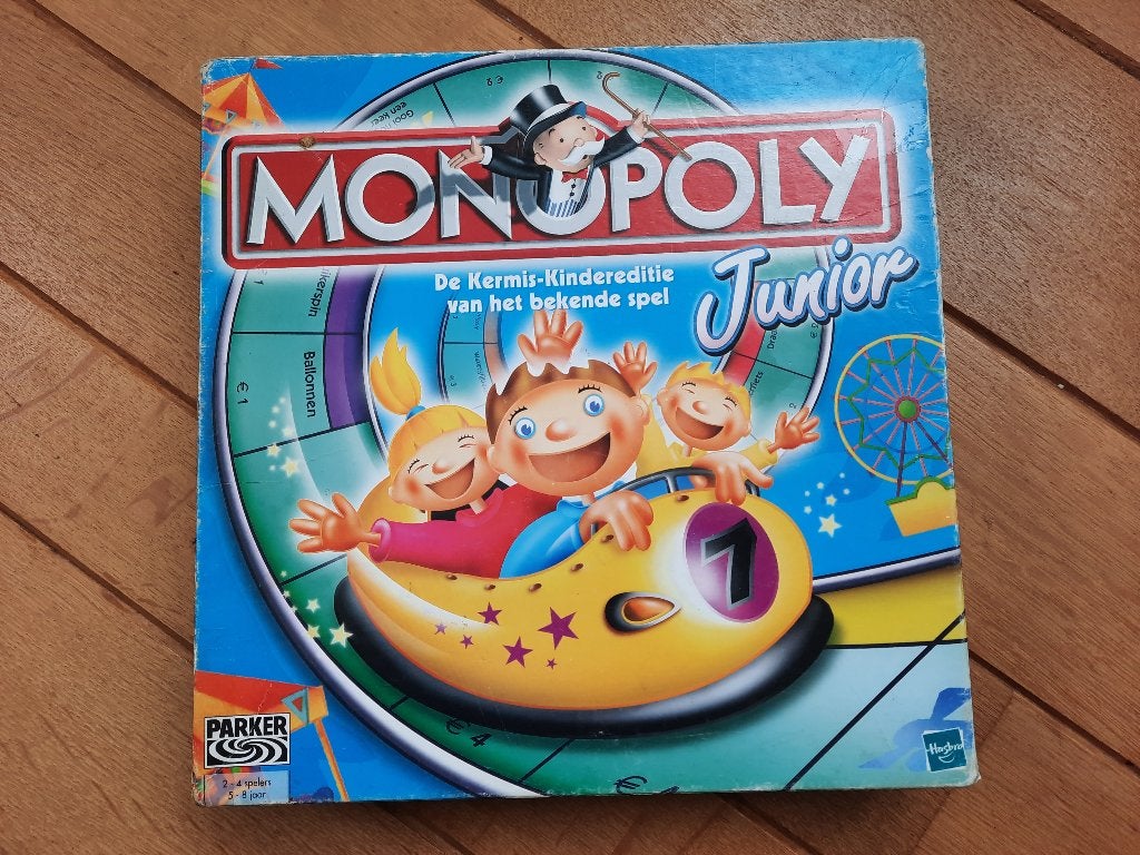 Monopoly Junior - Kermis kinder editie uit 2001, Ophalen of Verzenden