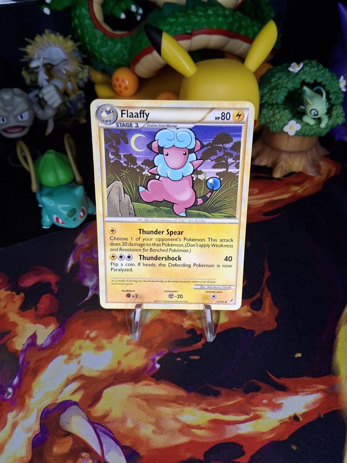 Pokémon Kaart: Flaaffy (HP80), Ophalen of Verzenden, Zo goed als nieuw, Losse kaart