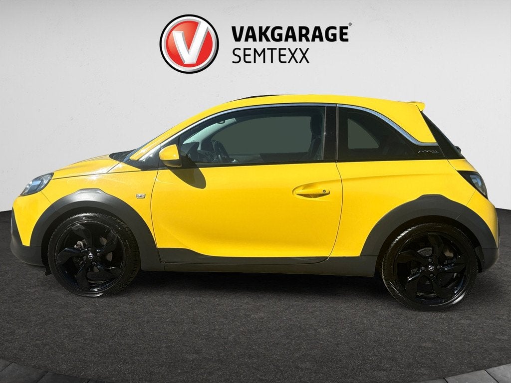 Opel ADAM 1.0 Turbo Rocks Cabrio| Org NL | 2de Eig | Clima |, Auto's, Opel, Voorwielaandrijving, 1041 kg, 4 stoelen, Leder en Stof