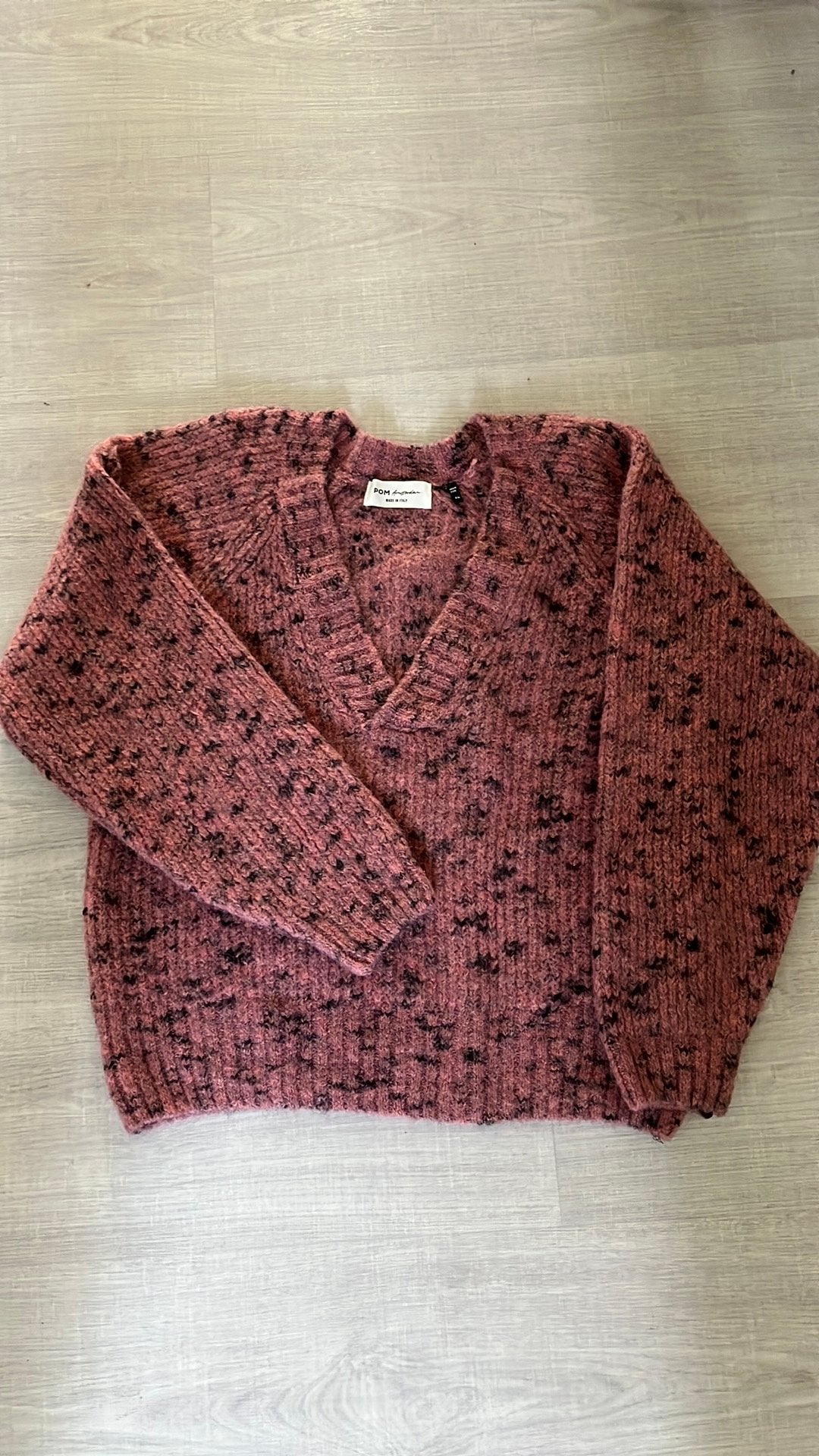 POM Amsterdam oudrose wintertrui, Kleding | Dames, Verzenden, Zo goed als nieuw, Maat 38/40 (M), Roze