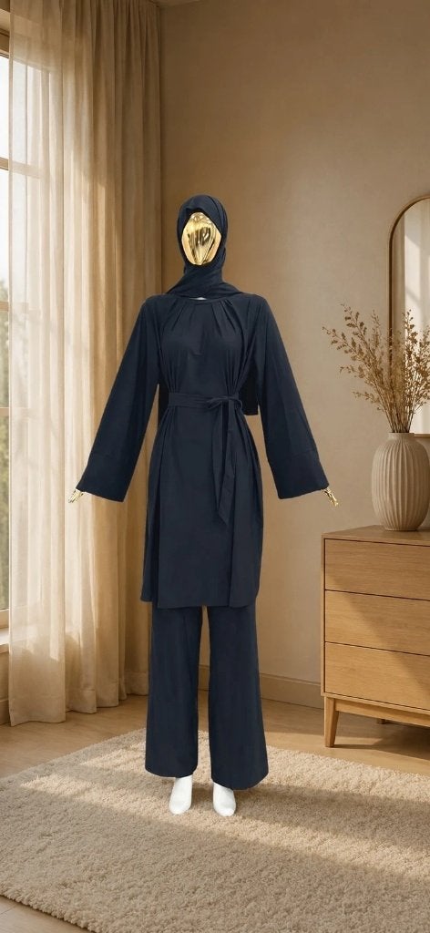 Burkini Set Inclusief Hijab – Nieuw met Etiket, Maat 42/44 (L), Nieuw, Ophalen of Verzenden, Handschoenen