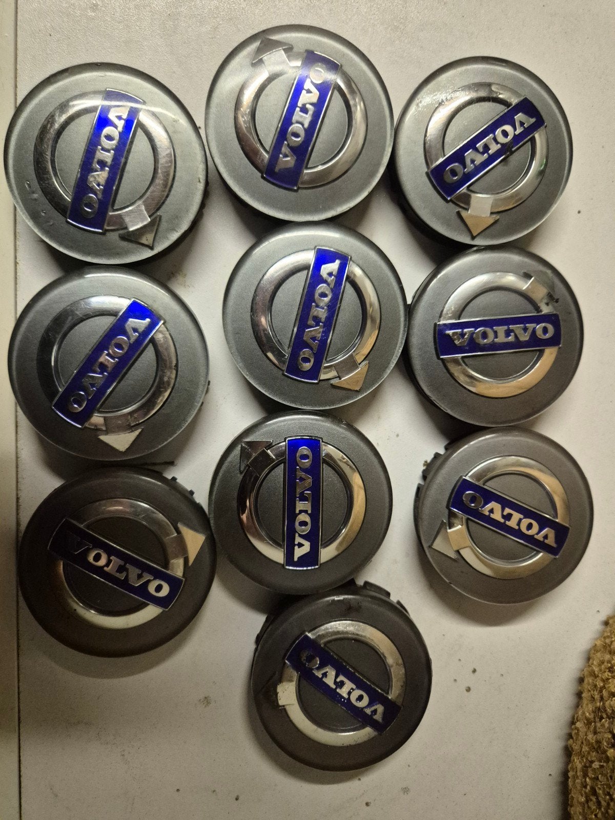 Volvo Naafdoppen - Set van 10 stuks, Ophalen of Verzenden, Gebruikt