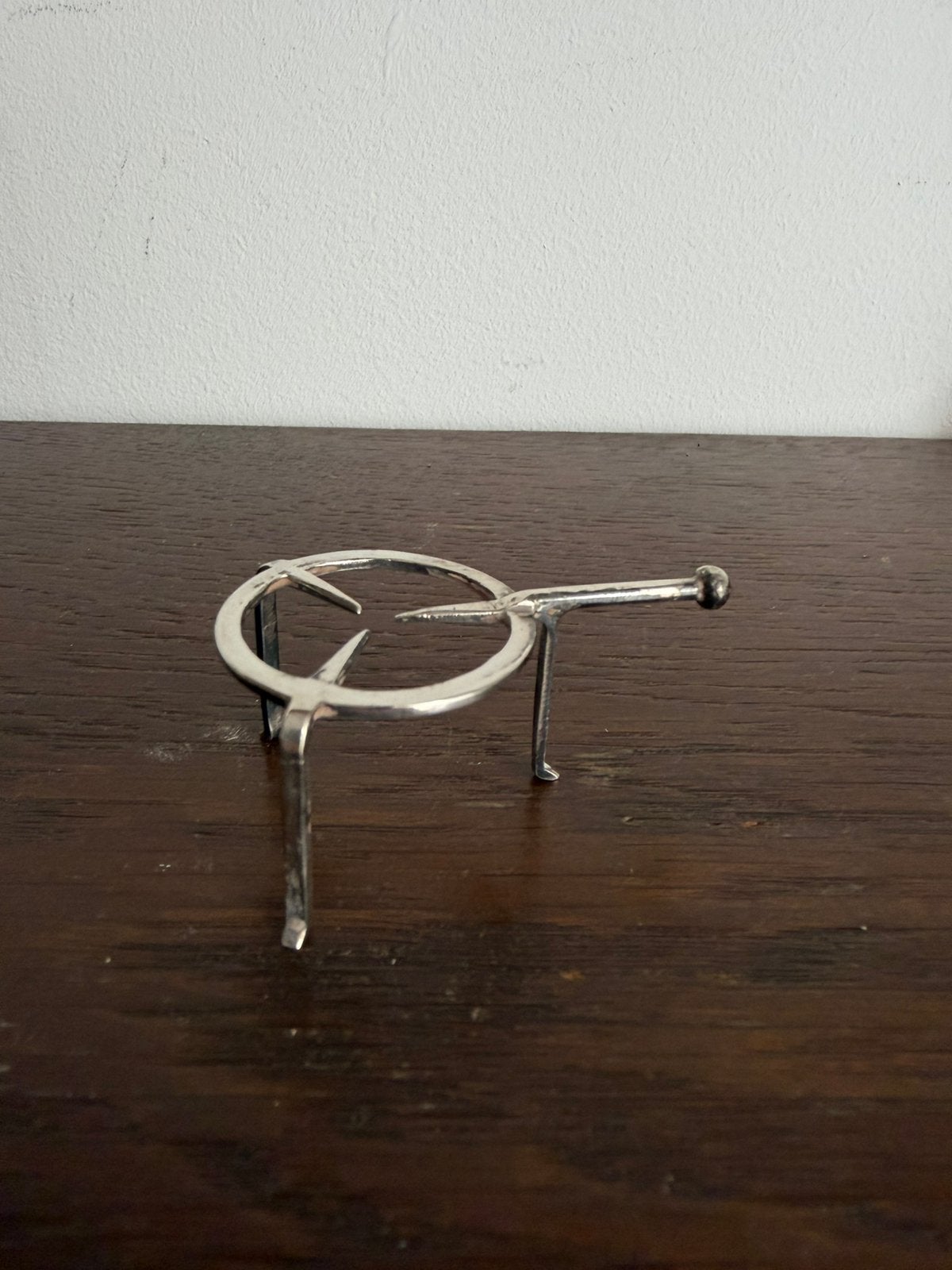 17e-eeuwse zilveren miniatuur treeft, Antiek en Kunst, Antiek | Goud en Zilver, Ophalen of Verzenden, Zilver