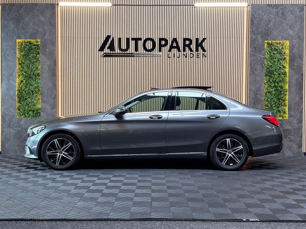Mercedes-Benz C-klasse 180 Business Solution AMG |PANO|360 C, Automaat, Automatische klimaatregeling, Leder en Stof, Origineel Nederlands