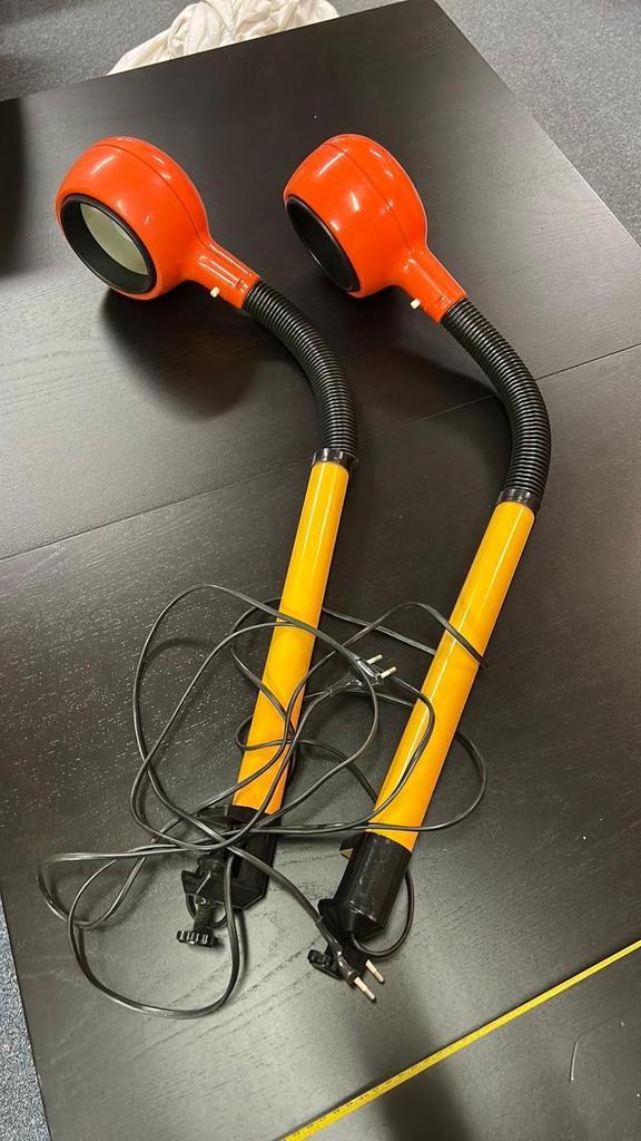 Retro Auping lampen, Ophalen, Gebruikt