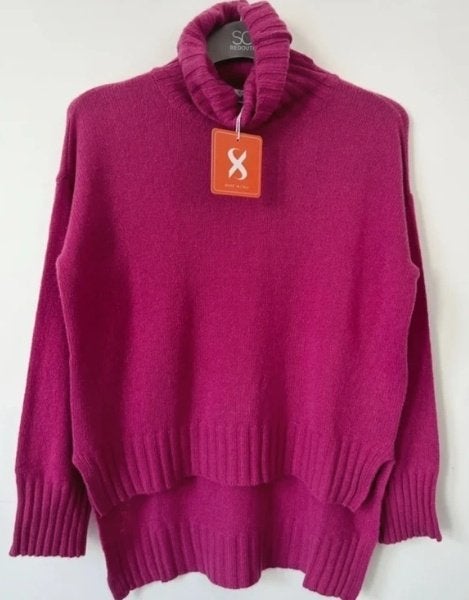 Trui roze met col 100% cashmere, Kleding | Dames, Ophalen of Verzenden, Nieuw, Roze