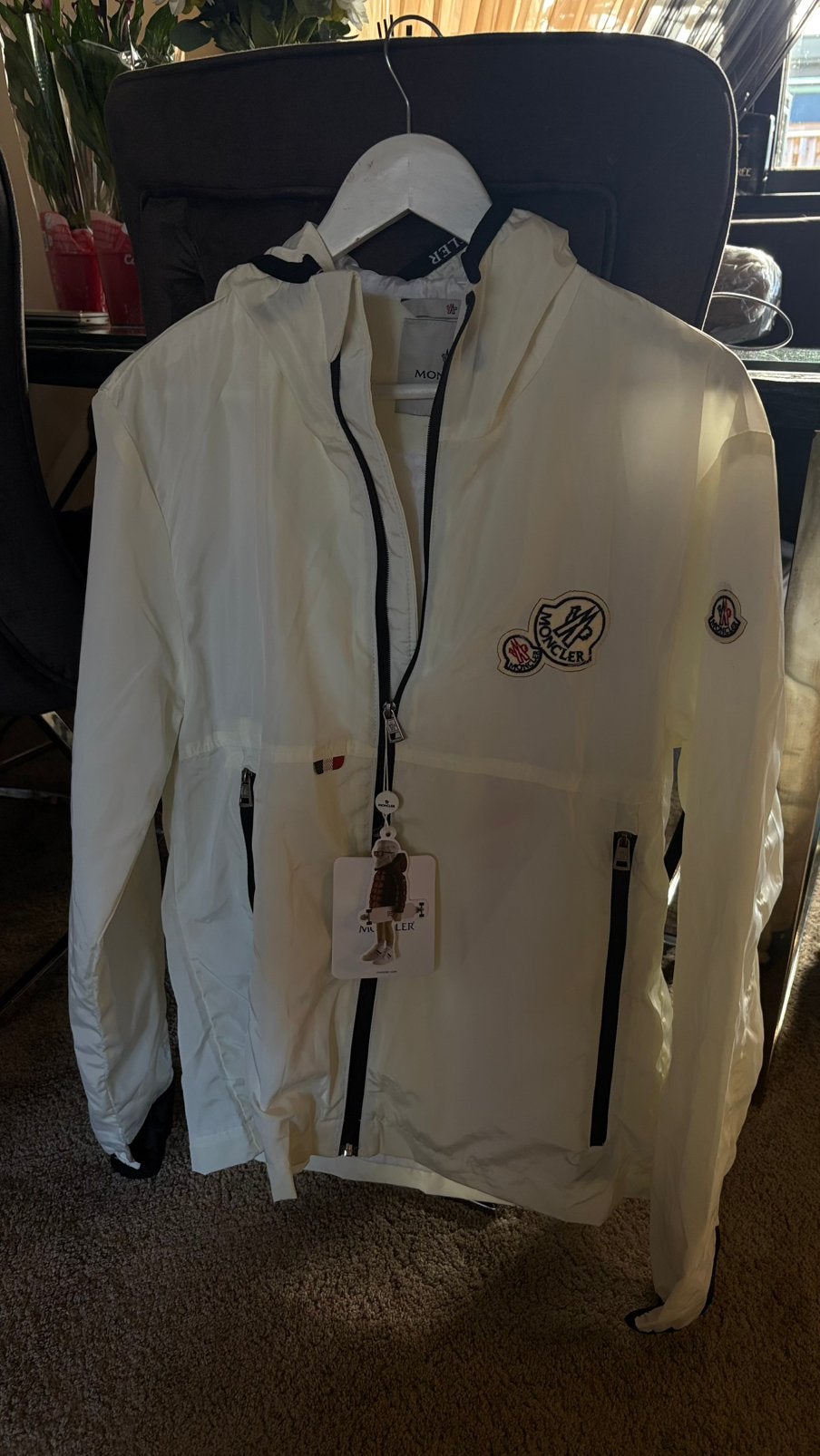 Moncler jas, Ophalen of Verzenden, Zo goed als nieuw, Maat 56/58 (XL), Zwart