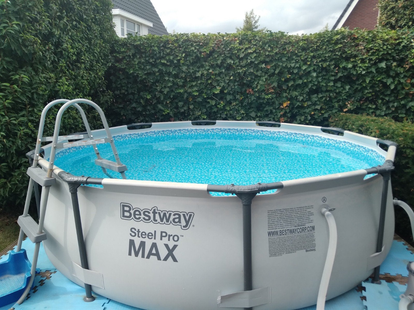 Te koop zwembad, Tuin en Terras, Zwembaden, Ophalen, Gebruikt, Minder dan 80 cm, Rond