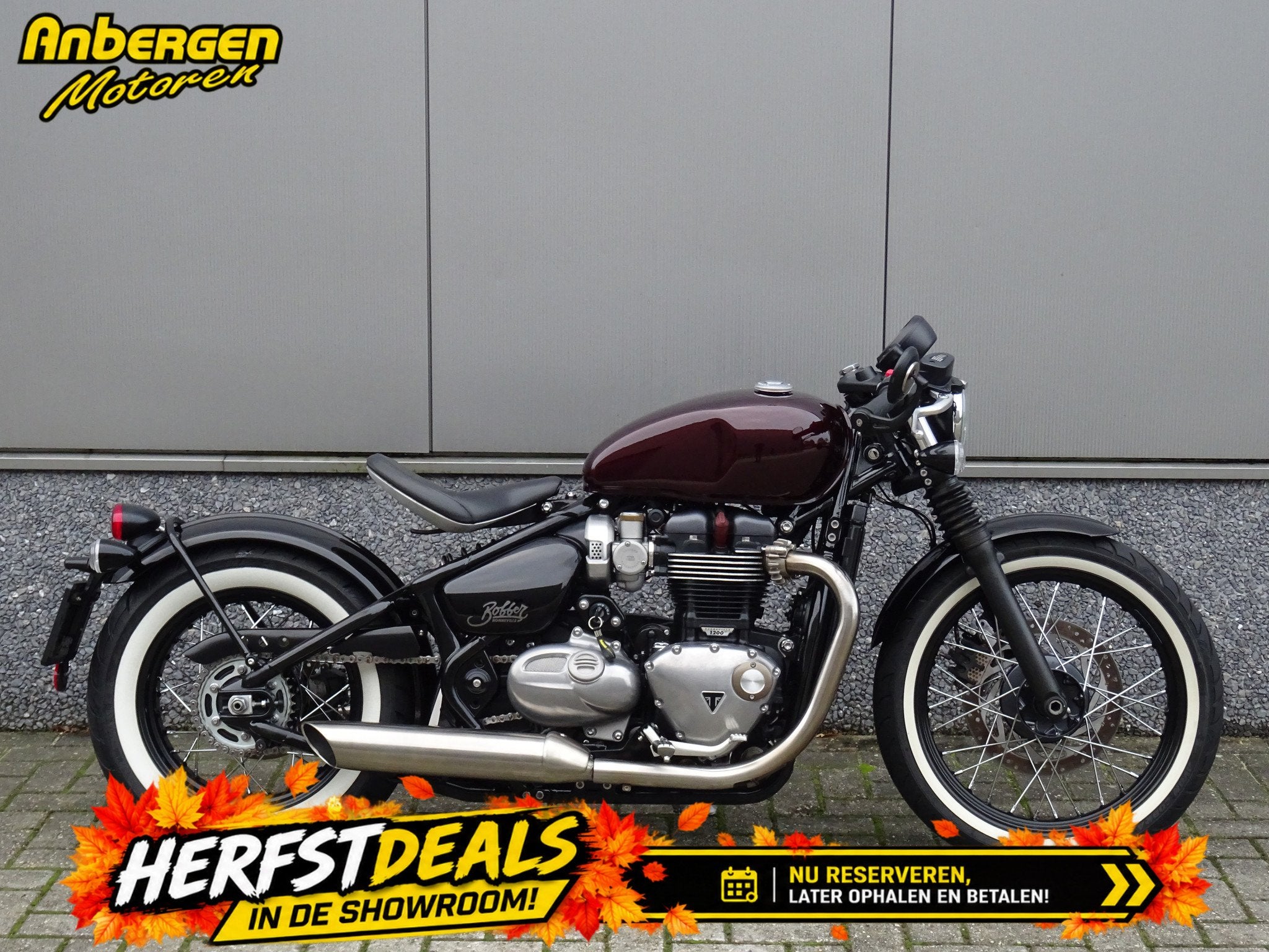 Triumph BONNEVILLE BOBBER (bj 2018), Chopper, Meer dan 35 kW, 1200 cc, Gebruikt