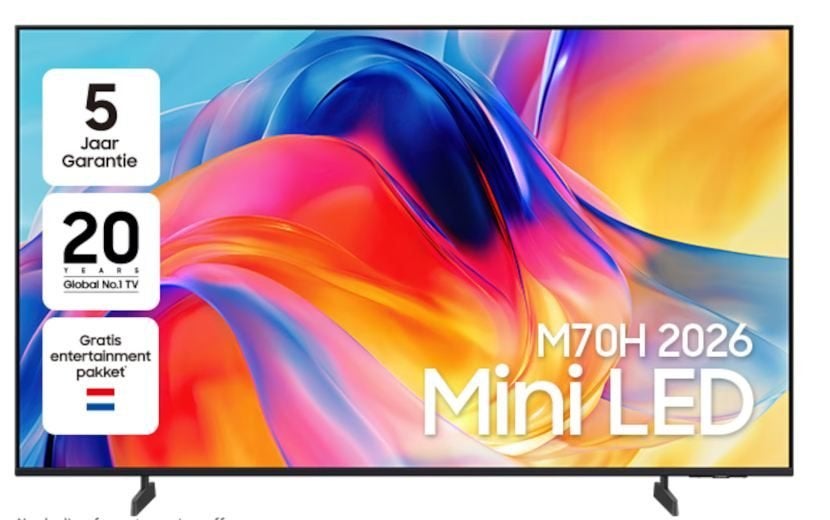 Nieuwe 55” Mini LED M74H 4K Vision AI Smart TV (2026), LED, 50 Hz, Nieuw, 100 cm of meer