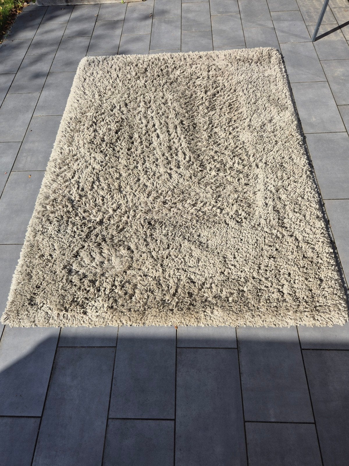 IKEA GÅSER hoogpolig vloerkleed - Grijs 170x240 cm, Ophalen, Gebruikt, 150 tot 200 cm, 200 cm of meer