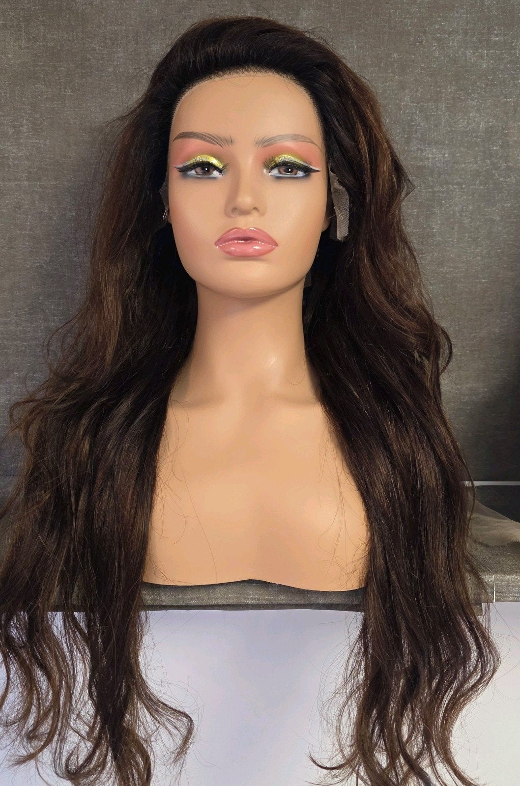 lace wig echt haar, Ophalen of Verzenden, Nieuw, Pruik of Haarverlenging
